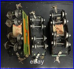 Lionel Pre War 808 Accessory Set 808 Lumbar Coal Oil Box Cattle Caboose Cars VTG