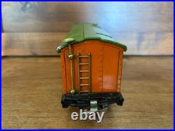 Lionel Pre-War 813 Cattle Car Orange/Green O gauge Original Very Good C6
