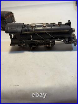 Lionel Pre War Lot Of Locomotive, Tender, Milk Car, and Crane Untested 262E 2810 Lionel Pre War Lot Of Locomotive, Tender, Milk Car, and Crane Untested 262E 2810