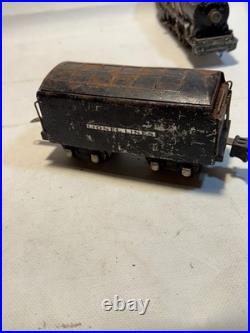 Lionel Pre War Lot Of Locomotive, Tender, Milk Car, and Crane Untested 262E 2810 Lionel Pre War Lot Of Locomotive, Tender, Milk Car, and Crane Untested 262E 2810