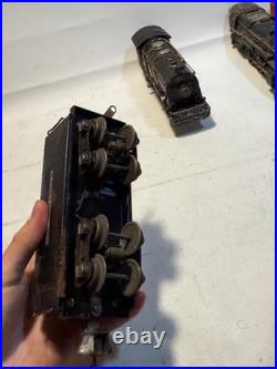 Lionel Pre War Lot Of Locomotive, Tender, Milk Car, and Crane Untested 262E 2810 Lionel Pre War Lot Of Locomotive, Tender, Milk Car, and Crane Untested 262E 2810