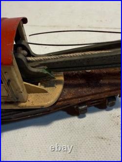 Lionel Pre War Lot Of Locomotive, Tender, Milk Car, and Crane Untested 262E 2810 Lionel Pre War Lot Of Locomotive, Tender, Milk Car, and Crane Untested 262E 2810