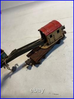 Lionel Pre War Lot Of Locomotive, Tender, Milk Car, and Crane Untested 262E 2810 Lionel Pre War Lot Of Locomotive, Tender, Milk Car, and Crane Untested 262E 2810