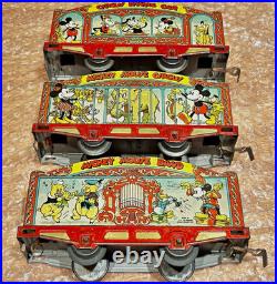 Lionel Pre War Mickey Mouse Circus Car's Original 1935