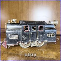Lionel Pre War No 38 Engine New York Central With Passenger Cars, and Gondola
