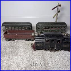 Lionel Pre War No 38 Engine New York Central With Passenger Cars, and Gondola