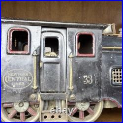 Lionel Pre War No 38 Engine New York Central With Passenger Cars, and Gondola