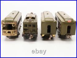Lionel Pre-War No. 8E locomotive and 3 cars