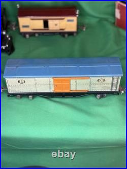 Lionel Pre-War O-Gauge 259E 2-4-2 Steam Engine, Tender & 7 Rail Cars