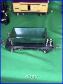 Lionel Pre-War O-Gauge 259E 2-4-2 Steam Engine, Tender & 7 Rail Cars