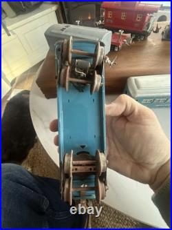 Lionel Pre-War O Gauge Pullman Passenger Car #609, Caboose #657 & 2 Freight Cars