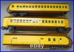 Lionel Pre War O Scale Union Pacific Streamline Set in Original Boxes