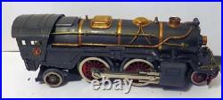 Lionel Pre-War Standard Gauge 385E Steam Engine and Tender Gunmetal and Copper