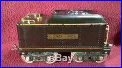Lionel Pre War Standard Gauge 392e Steam Locomotive & 390-x Tender Vg+