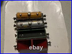 Lionel Pre-war O GAUGE 4 freight cars 2815 (2), 2816 & 2812