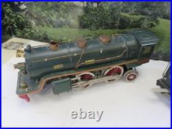 Lionel Pre-war Standard Gauge 390e Loco/tender In Green- Re-wheeled/restored