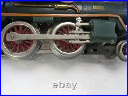 Lionel Pre-war Standard Gauge 390e Loco/tender In Green- Re-wheeled/restored