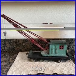 Lionel Pre-war Standard Gauge No. 219 Derrick Crane