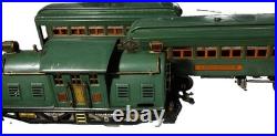Lionel Prewar 10E Elec Locomotive With Num 339 Pass Car And 341 Obser Car O Gge