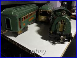 Lionel Prewar 10E Elec Locomotive With Num 339 Pass Car And 341 Obser Car O Gge