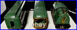 Lionel Prewar 10E Elec Locomotive With Num 339 Pass Car And 341 Obser Car O Gge