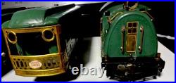 Lionel Prewar 10E Elec Locomotive With Num 339 Pass Car And 341 Obser Car O Gge