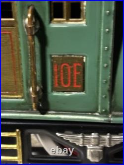 Lionel Prewar 10E Elec Locomotive With Num 339 Pass Car And 341 Obser Car O Gge