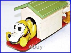 Lionel Prewar 1107 Donald Duck & Pluto Wind Up Hand Car SUPER! ORIGINAL BOX 1936