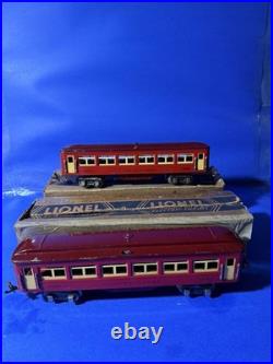 Lionel Prewar 1685 Passenger Cars (X2) withBoxes Lionel Prewar 1685 Passenger Cars (X2) withBoxes