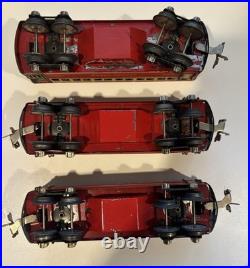 Lionel Prewar 1689E Steam Passenger Train Set with Track Untested
