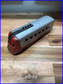 Lionel Prewar 1700E Red & Silver Junior Streamliner Loco Power Car Train Engine
