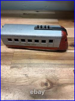 Lionel Prewar 1700E Red & Silver Junior Streamliner Loco Power Car Train Engine