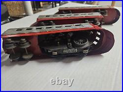 Lionel Prewar 1700E Red & Silver Junior Streamliner Passenger Set