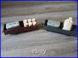Lionel Prewar 212 Gondolas With Tool Boxes Barrels and Coal