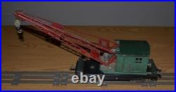 Lionel Prewar 219 Standard Gauge Green Crane Car Nice