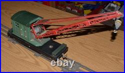 Lionel Prewar 219 Standard Gauge Green Crane Car Nice