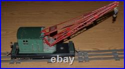 Lionel Prewar 219 Standard Gauge Green Crane Car Nice