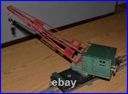 Lionel Prewar 219 Standard Gauge Green Crane Car Nice