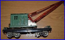 Lionel Prewar 219 Standard Gauge Green Crane Car Nice