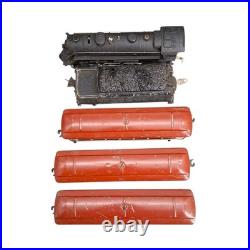 Lionel Prewar 224E Locomotive 2224W Tender 2642 2643 Passenger Cars Train Set
