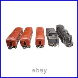 Lionel Prewar 224E Locomotive 2224W Tender 2642 2643 Passenger Cars Train Set