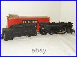 Lionel Prewar 224 2-6-2 Black Steam Locomotive with 2224W Tender 1938-42