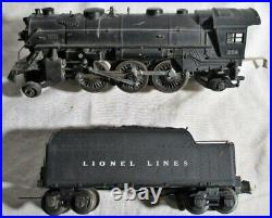 Lionel Prewar 224 O Gauge Steam Locomotive and 2224W Tender