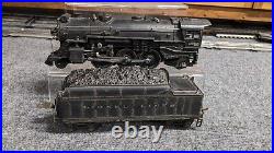 Lionel Prewar 225E Steam Engine with 2235W Whistle Tender O Gauge