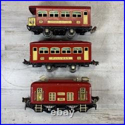 Lionel Prewar 248 Locomotive O Gauge 629 630 Passenger Train Set