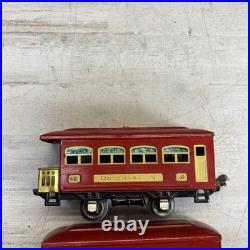 Lionel Prewar 248 Locomotive O Gauge 629 630 Passenger Train Set