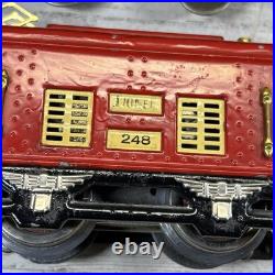 Lionel Prewar 248 Locomotive O Gauge 629 630 Passenger Train Set