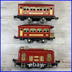 Lionel Prewar 248 Locomotive O Gauge 629 630 Passenger Train Set