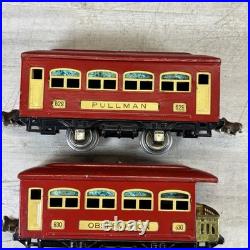 Lionel Prewar 248 Locomotive O Gauge 629 630 Passenger Train Set