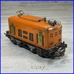 Lionel Prewar 248 O Gauge Orange Electric Tin Loco 603 604 Passenger Set 1920s